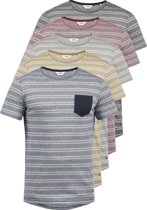 Immagine prodotto Solid Fidel Maglietta A Maniche Corte T-Shirt Con Stampa Da Uomo Con Girocollo In Cotone 100% (XL)