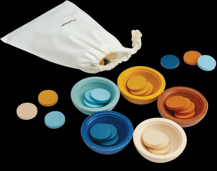 Image du produit Plantoys Gobelets de tri et de comptage Orchard