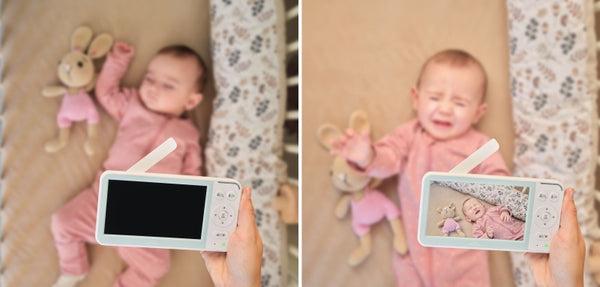 Immagine prodotto ETA | Baby Monitor | 530690000 MIMI | Telecamera flessibile | Bianco/verde (Video e audio, 50 m)