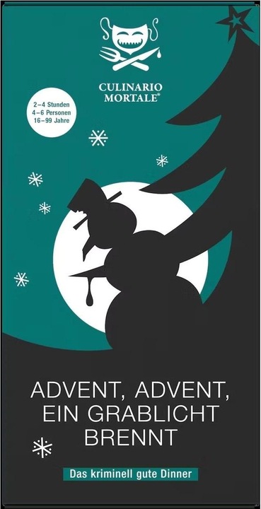 Produktbild Culinario Mortale Advent, Advent, ein Grablicht brennt - Krimidinner (Deutsch)