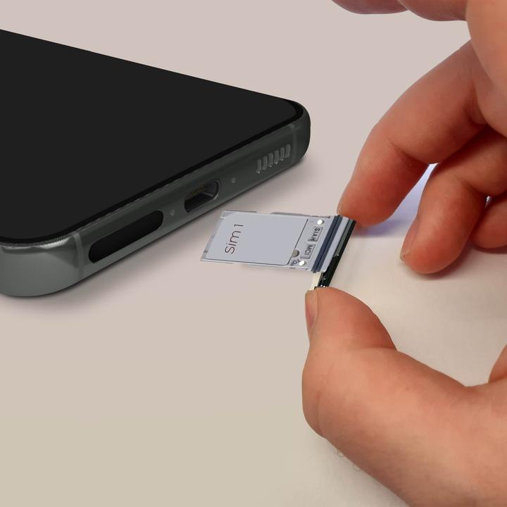Actual product image Clappio Replacement SIM holder (SIM holder, Galaxy S23+)
