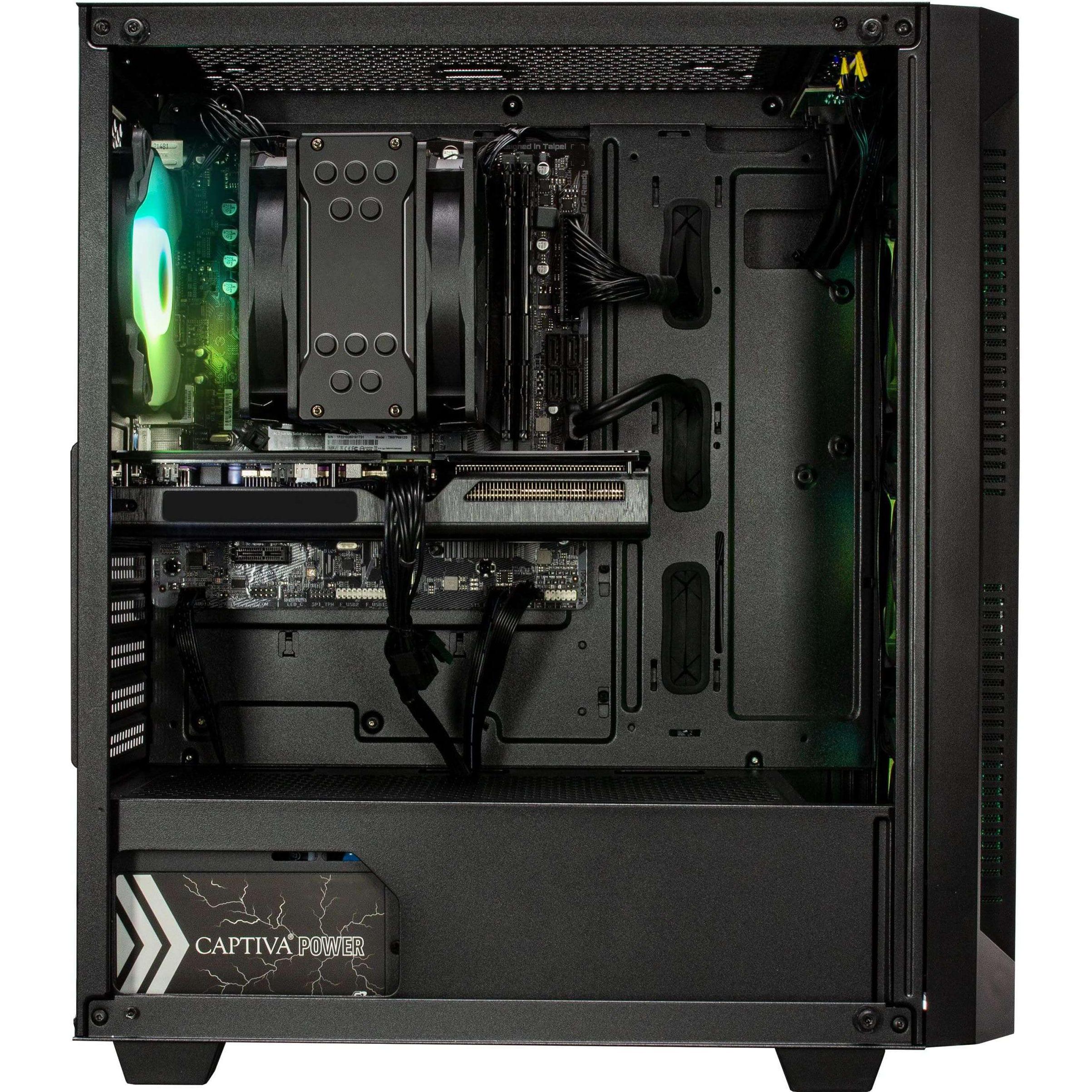 Thumbnail - Captiva Highend Gaming R80-114 Ryzen 7 RTX 4070 (AMD Ryzen 7 7700X, 16 GB, 1000 GB, GeForce RTX 4070), PC, Schwarz
