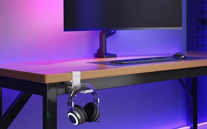 Produktbild Neomounts Headsethalterung silber universal/Klemmenbefestigung