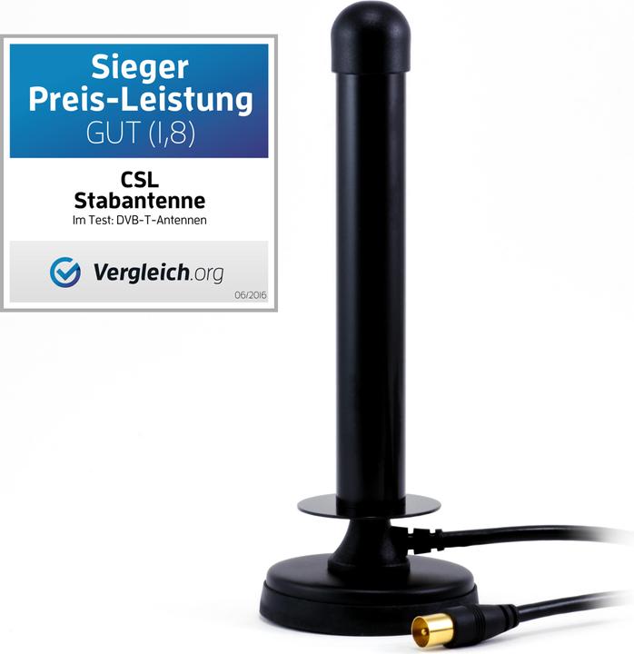 Produktbild CSL DVB-T2 Stabantenne digital (Stabantenne, 30 dB, DVB-T / -T2)