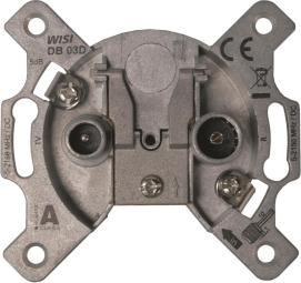WISI Antennendose, 2-Loch Stichdose 5 dB (Antennendose)