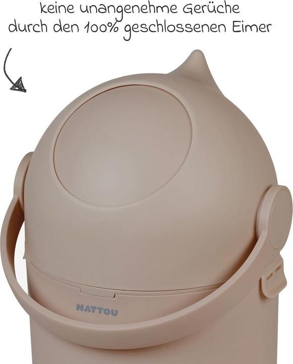 Produktbild Nattou Wickelauflagen Wickel-Set mit Wickelunterlage Softy & Windeleimer (50 x 70 cm)