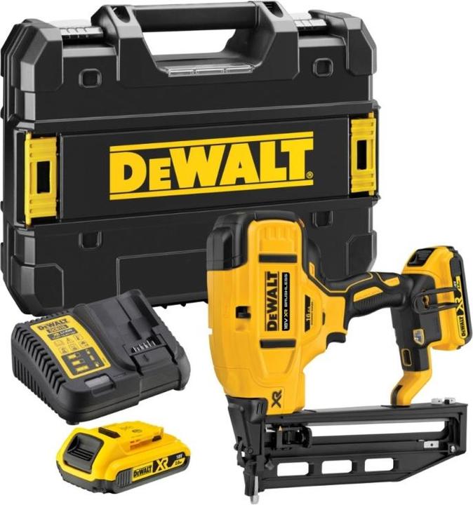 Actual product image DeWalt 18 V Li-Ion 2 x 2.0 Ah XR Battery Finishing Nailer/Finishing Gun (DCN662D2-QW) 32-64 mm