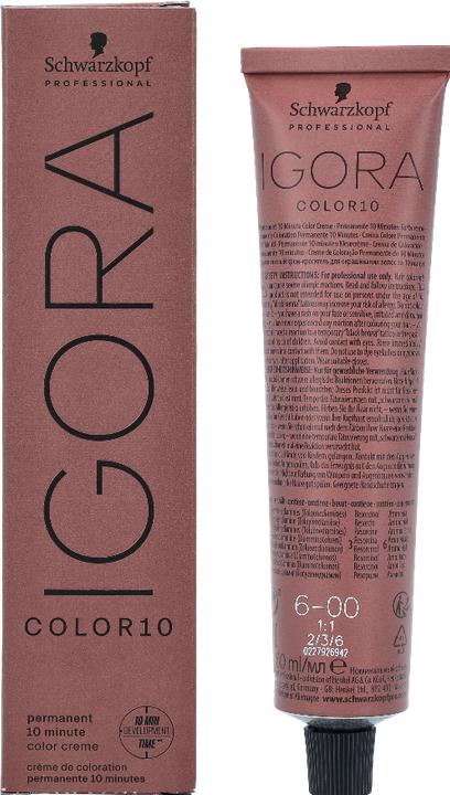 Produktbild Schwarzkopf Professional Igora Color10 Haarfarbe (6-00 Dunkelblond Natur Extra)