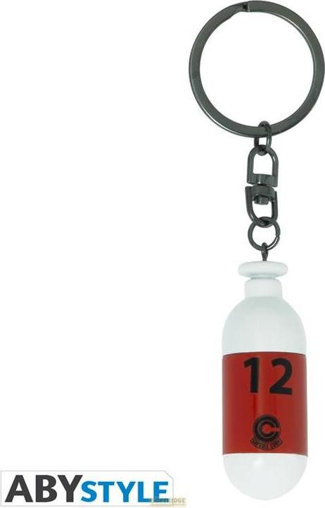 Actual product image ABYstyle Portachiavi Dragon Ball Z : Capsule Red (AX2)