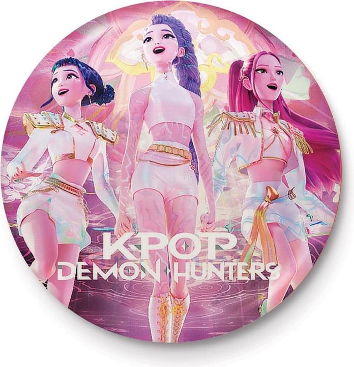 Actual product image Pyramid KPop Demon Hunters Emaille Ansteck-Button