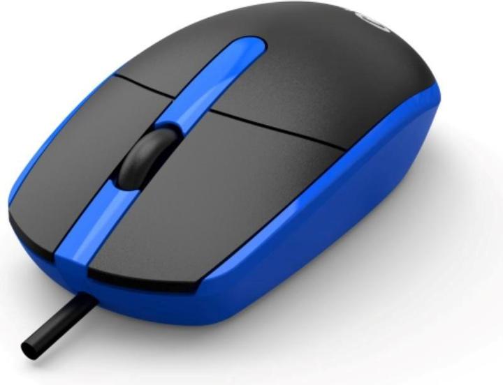 Produktbild C-Tech Mouse WM-10, black and blue, USB (Kabelgebunden)