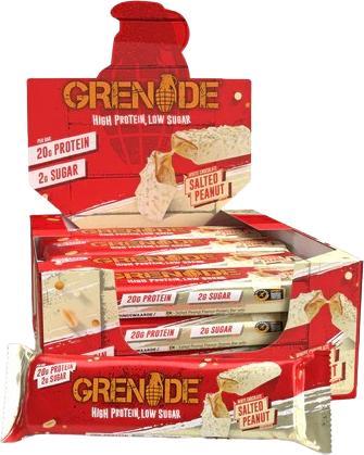 Actual product image Grenade Carb Killa Bars White Chocolate Salted Peanut (White chocolate, Groundnut, 1 pcs., 60 g)