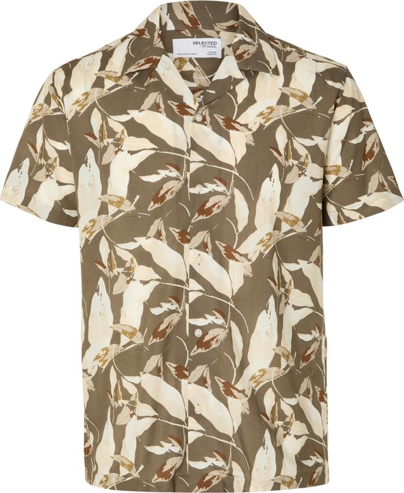 Selected Homme Cuban Collar Hemd