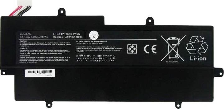 Produktbild Toshiba Akku Portege Z830 Ultrabook Akku, Z835, Z930, Z935, PA5013U, PA5013U-1BRS (4 Zellen, 3000 mAh)