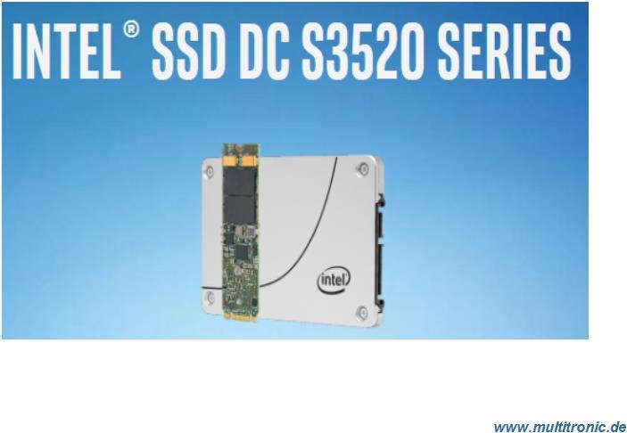 Image du produit Intel SSD Flash DC S3520, 480GB, 2.5", MLC (480 Go, 2.5")