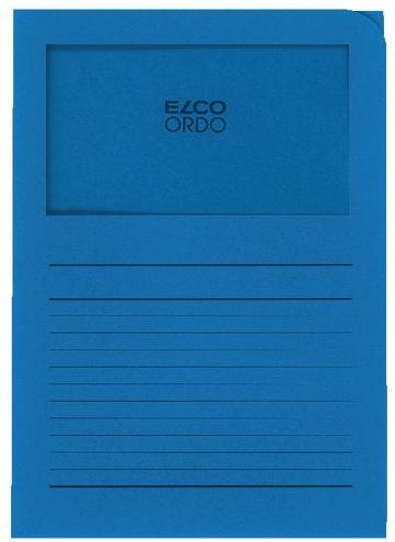 Produktbild Elco Ordnungsmappe Ordo Classico DIN A4 Papier 220 mm x 310 mm Blau (A4, 100 x)