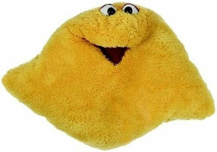 Immagine prodotto Living Puppets Cuscino a forma di conchiglia da sogno in colore giallo in tessuto, 40 x 40 cm, W238-4