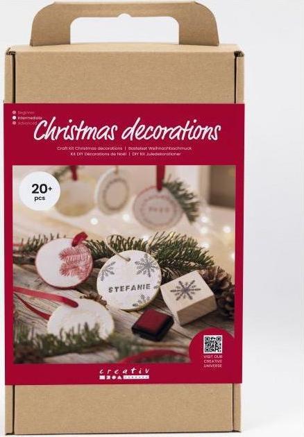 Produktbild Creativ Company Bastelset Weihnachtskugeln Ton