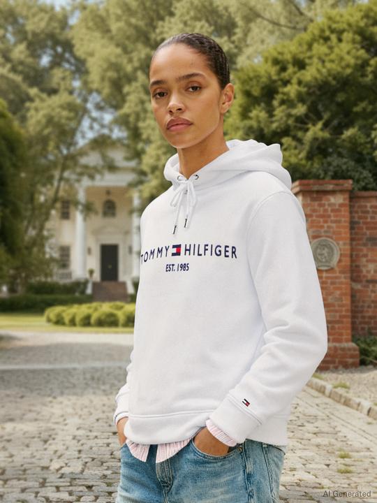Immagine prodotto Tommy Hilfiger Felpa Con Cappuccio Heritage Hilfiger Ls (XXS)