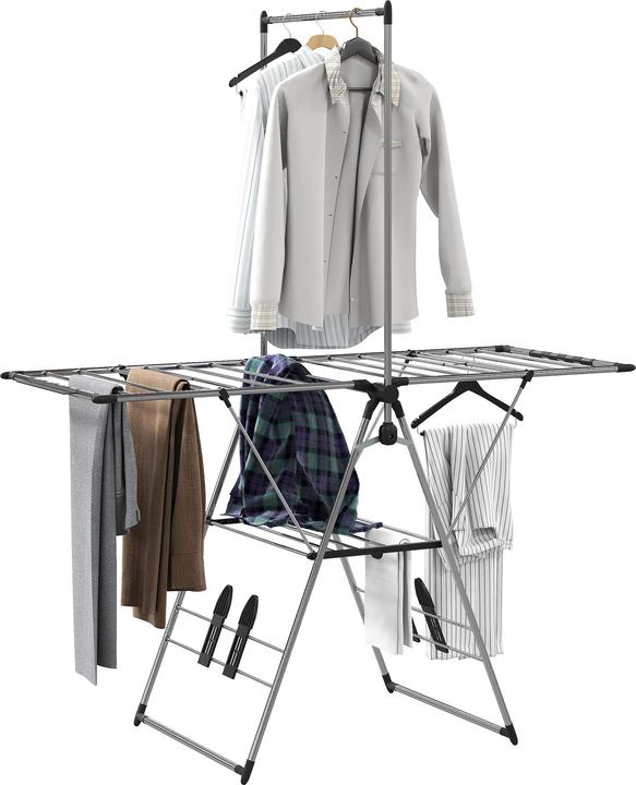 Produktbild Homcom Wäscheständer Edelstahl