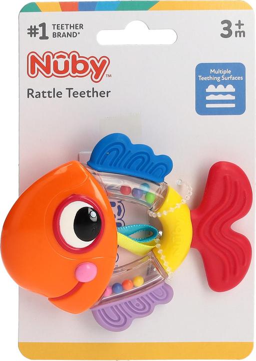 Produktbild Nuby Rasselbeissring (6 Monate)