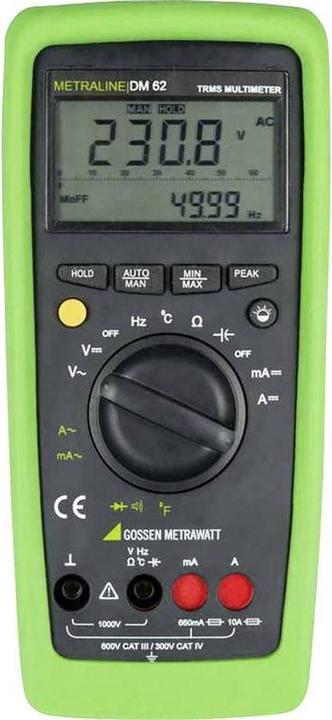 Produktbild Gossen Metraline DM 62 (CAT IV 300V, CAT III 600V)