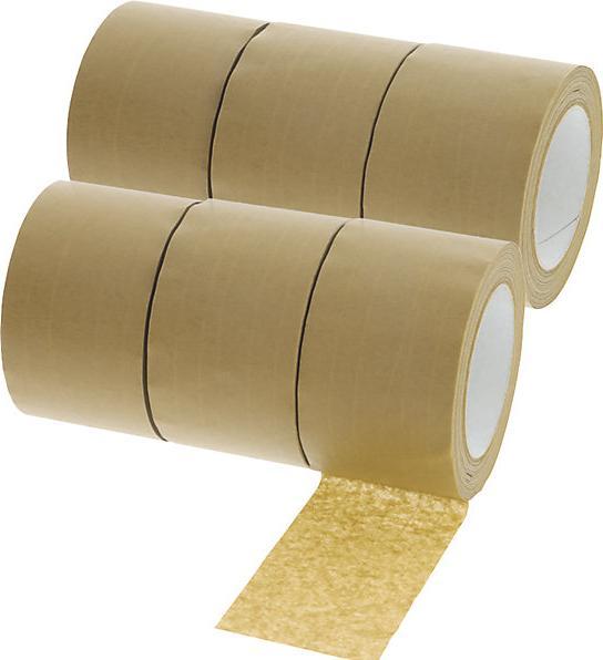 Image du produit kaiserkraft Ruban d'emballage E-Commerce, renforcé de fils, 75 mm, 5 fils, lot de 6 de 50 m. (75 mm)