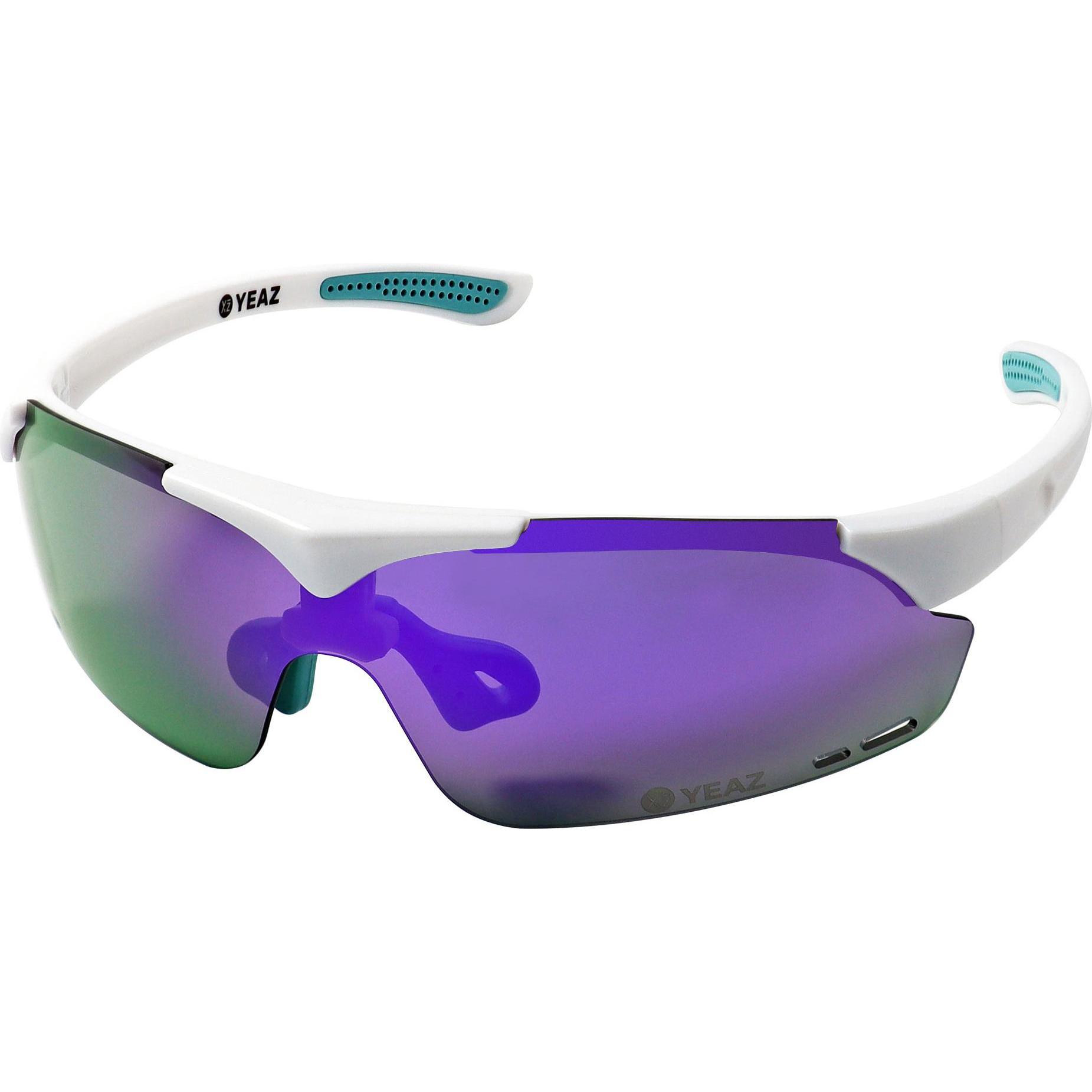 Thumbnail - Yeaz, Herren, Sportbrille, Sunup (Weiss, Lila), Weiss
