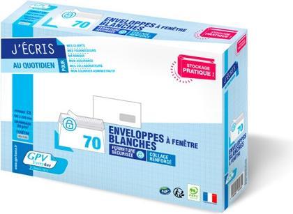 Actual product image GPV Envelopes, C5, 162 x 229 mm, white, with window (162 x 229 mm, 70 x)