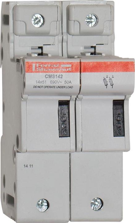 Actual product image Mersen Fuse Holder CMS 3-Pole 14x51mm (3 A)