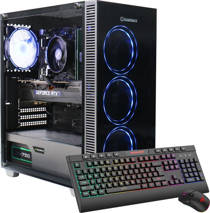 Image du produit GameMax Draco XD 7443 Ryzen 5 7500F 32GB DDR5 1TB SSD RTX 4070 (1000 Go, 32 Go, AMD Ryzen 5 7500F, GeForce RTX 4070)