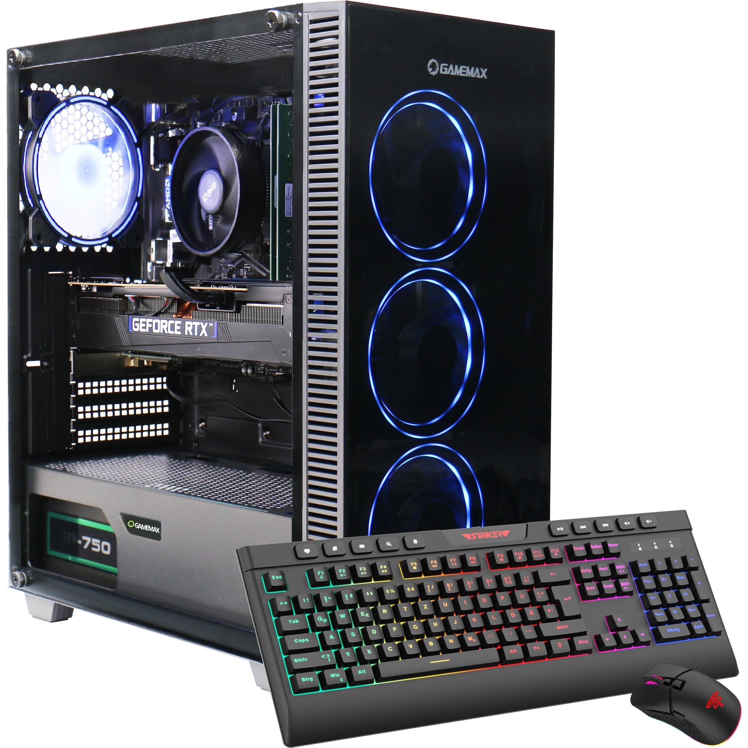 Hyrican GAMEMAX Draco XD 7443 Ryzen 5 7500F 32GB DDR5 1TB SSD RTX 4070 (AMD Ryzen 5 7500F, 32 GB, 1000 GB, GeForce RTX 4...