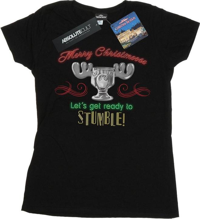 Actual product image National Lampoon´s Vacation Womens/Ladies Moose Head Cotton T-Shirt (XXL)
