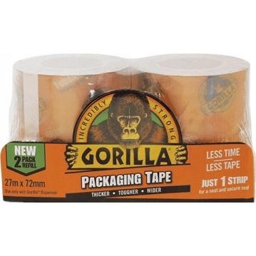 Gorilla Sports, Nastro Kinesio, Nastro da imballaggio resistente e largo 72mmx27m (27 m)