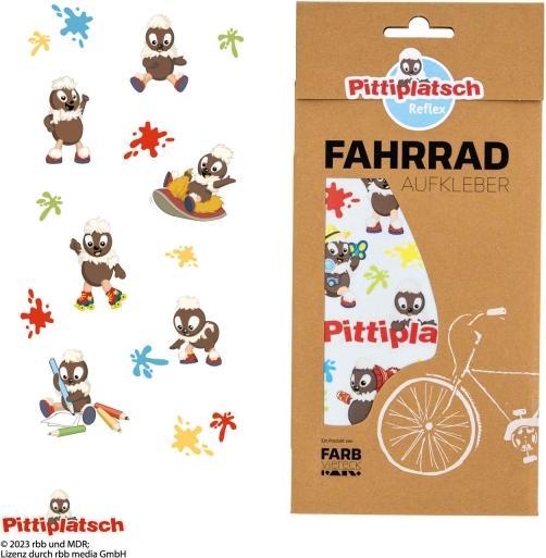 Actual product image Farbviereck Reflective Pittiplatsch Motifs Sticker / Sticker