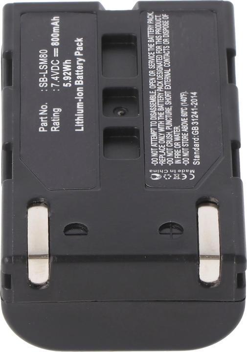 Produktbild AccuCell Akku Samsung SB-LSM80 (Kamera Akku)