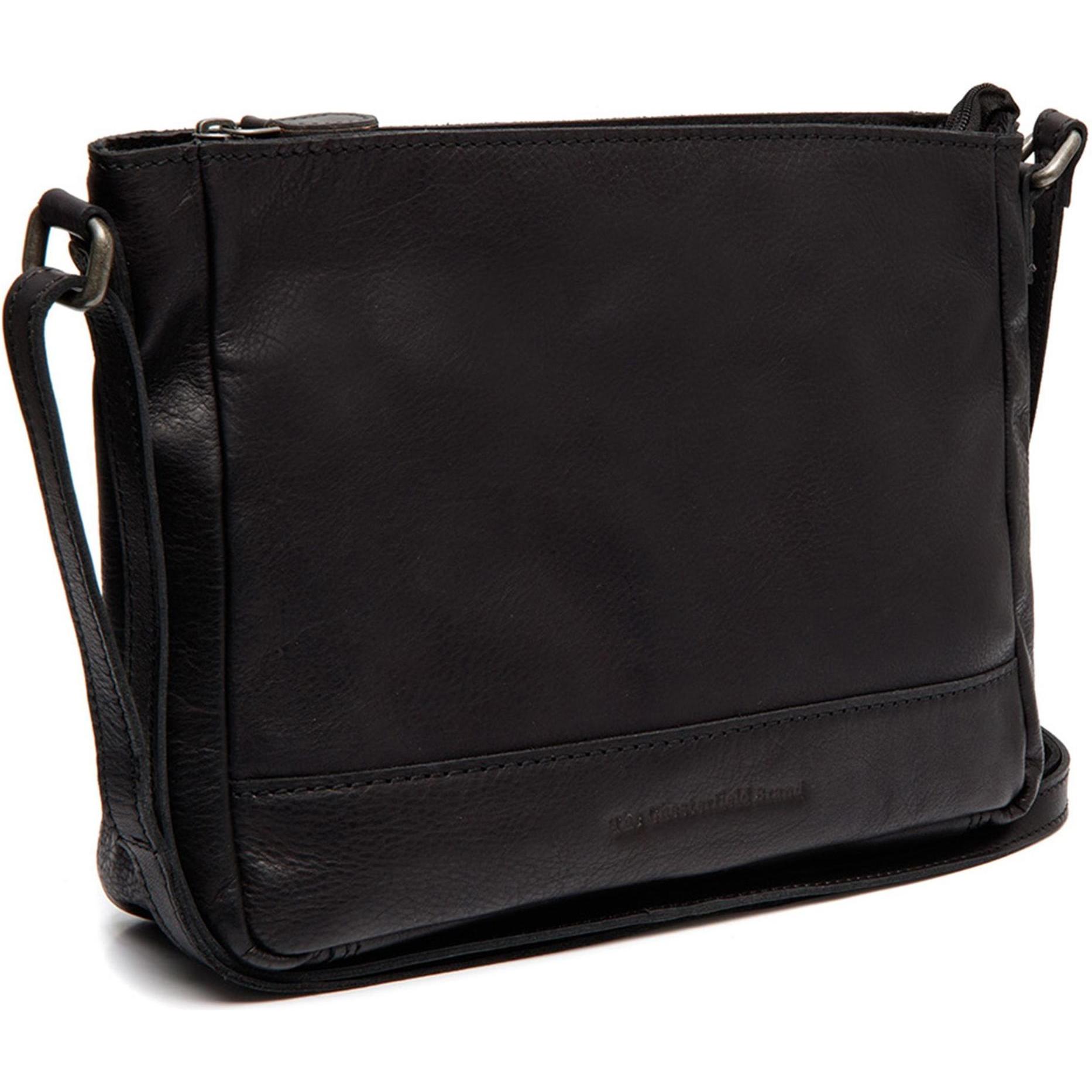 The Chesterfield Brand, Handtasche, Weimar Umhängetasche Leder 24 cm, Schwarz