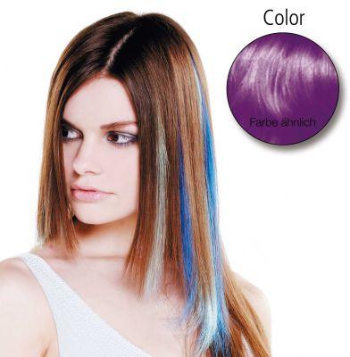 Balmain Straight Fantasy 45cm light purple 10 Stück Kunsthaar (Purple, 45 cm)