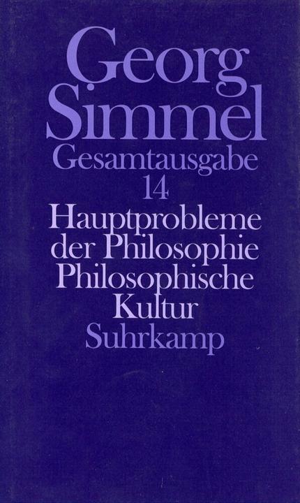 Produktbild Georg Simmel Gesamtausgabe (Band 14): Gesamtausgabe in 24 Bänden (Deutsch, Georg Simmel, 1996)