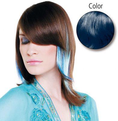 Image du produit Balmain Straight Fantasy 45cm dark blue 10 pièces cheveux humains (Bleu, 45 cm)