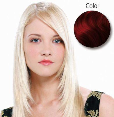 Produktbild Balmain Straight 45cm wine red 10 Stück Echthaar Fill-In Extensions (Wine, 45 cm)