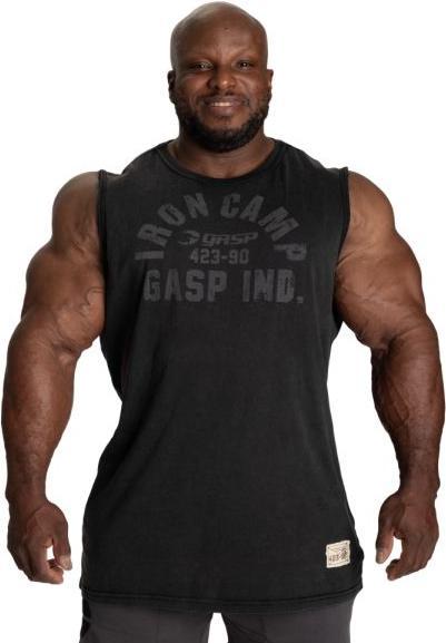 Actual product image Gasp Throwback Sleeveless - Washed Black (S)