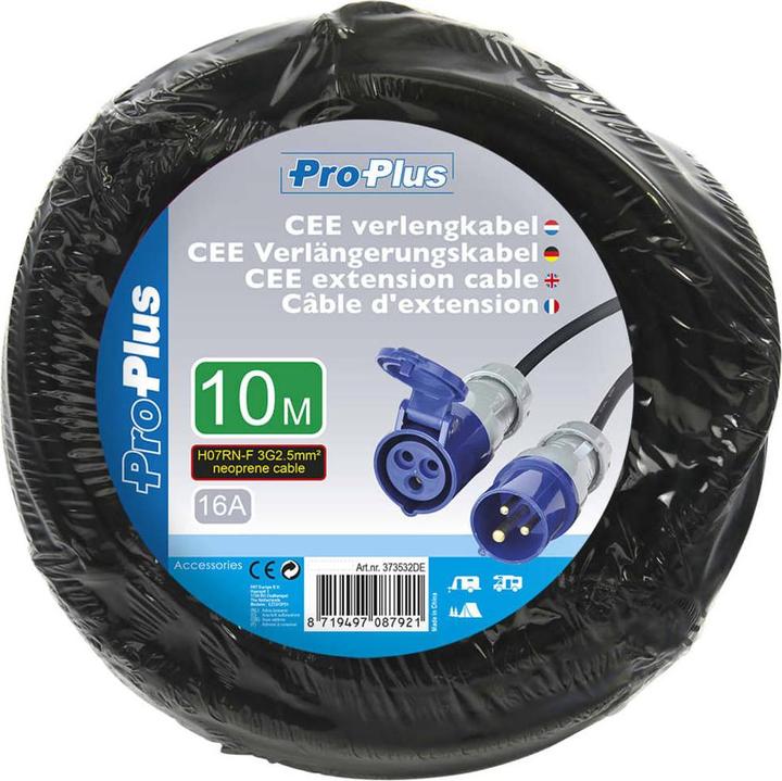 Produktbild ProPlus CEE Verlängerungskabel (10 m, CEE)
