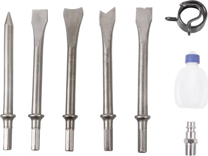 Actual product image Scheppach Compressed air chisel hammer set (Air blast)