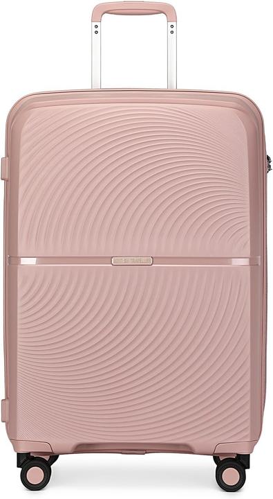 Immagine prodotto British Traveller Valigia trolley con rotelle spinner e blocco TSA