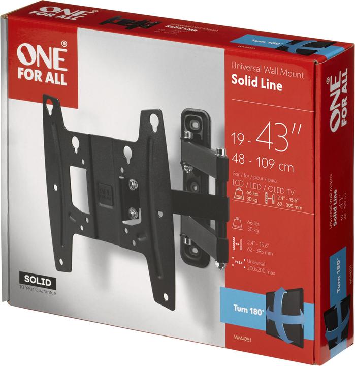 Produktbild One for All Solid WM4251 (Wand, 42", 30 kg)