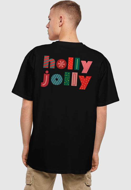 Produktbild Merchcode Christmas Holly Jolly Mood Tee - 182095 (L)