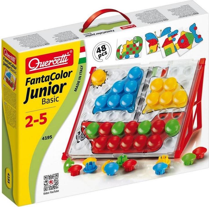 Produktbild Quercetti Mosaik-Steckspiel FantaColor Junior Basic (48 Teile)
