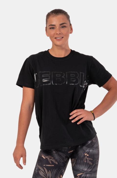 Actual product image Nebbia Invisible Logo T-shirt 602 black (M)