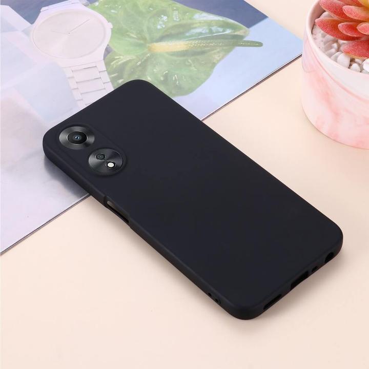 Image du produit Cover-Discount OPPO A78 5G - Housse en caoutchouc silicone noir (Oppo A78 5G)